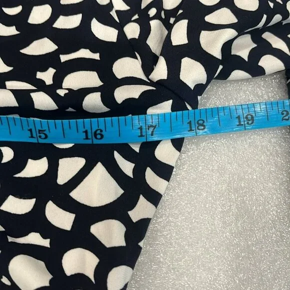 [M]Karl Lagerfeld Floral Prints V Neck L/S Pullover Jersey Blouse - Picture 5 of 6